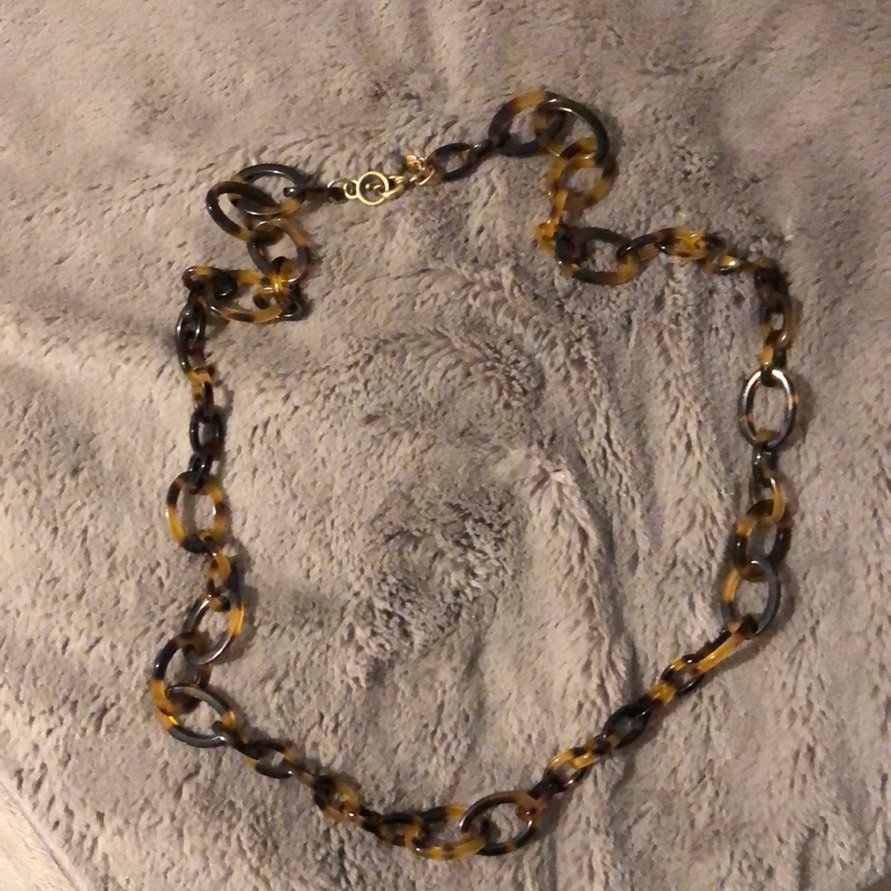 J.Crew tortoise necklace